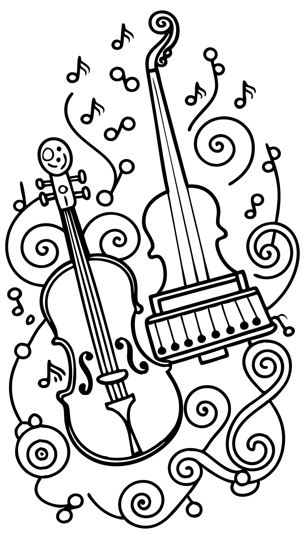 coloriages musicaux